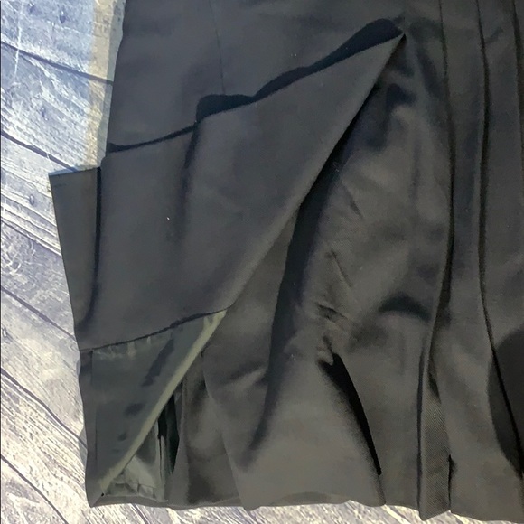 Tory Burch Wool Stretch Navy Suiting Pleat Dress 4 - Picture 7 of 9